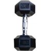 Hex rubber dumbbell TOORX 27.5kg