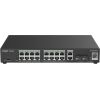 Ruijie RG-ES220GS-P ~ Гигабитный управляемый PoE коммутатор 16GE(PoE)+2GE(Uplink)+2SFP(PoE 250Вт)