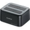 Orico docking station for 2.5" / 3.5" HDD / SSD, 5Gbps, USB-A to USB-B with cloning function (black)