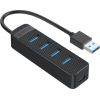 Orico TWU3 USB to 4x USB 3.0 Hub Adapter (black)
