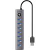 Orico CL7U USB-C to 7x USB 3.0 Hub Adapter (gray)