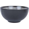 Bowl RITA D12xH7cm, black/grey