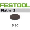 Festool Smilšpapīrs ekscentra slīpmašīnai Platin 2; 90 mm; P1000; 15 gab.