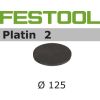 Festool Smilšpapīrs ekscentra slīpmašīnai Platin 2; 125 mm; S4000; 15 gab.
