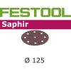 Festool Smilšpapīrs ekscentra slīpmašīnai Saphir; 125 mm; P24; 25 gab.
