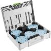 Smilšpapīrs Festool Granat; 125 mm; P60/80/120/180/220; 100 gab.