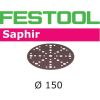 Smilšpapīrs ekscentra slīpmašīnai Festool STF 150 mm; 48; P24; SA; 25 gab.