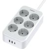 TESSAN power strip TS-PS02DE00 (white)