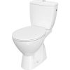 Cersanit WC kompaktpods Kaskada 207 3/6  ar PP vāku, vertikāls