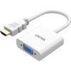 UNITEK ADAPTER HDMI - VGA, FULLHD 60HZ, WHT, M/F