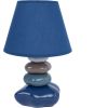 Table lamp STONE H31cm, blue
