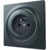 FIBARO Gniazdko Walli Outlet N typ E antracyt FGWSONE-011-8