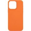 Connect Apple  iPhone 15 Pro Max Premium Magsafe Soft Touch Silicone Case New Function Orange