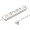 Qoltec 50282 surge protector White 4 AC outlet(s) 230 V 1.8 m