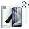 Tech-Protect   Tech-Protect Supreme Set for iPhone 15 Pro Max 2x Tempered Glass for Display / Tempered Glass for Camera