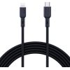 USB-C to Lightning Cable Aukey CB-SCL1, 27W, 1m (black)