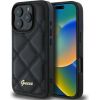 Guess Quilted Metal Logo Case Aizsargapvalks Priekš Apple iPhone 16 Pro Max