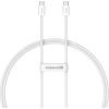 Kabel szybkiego ładowania USB-C do USB-C Baseus Superior 2 100W 1m (biały)