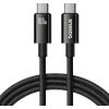 Baseus Cable USB Tungsten Gold USB-C to USB-C 100W 1,5m (black)