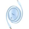 USB Cable Baseus Free2Pull USB-C to iP 20W 1m (blue)