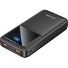 Powerbank, Vention, FHLB0, 20000mAh, Micro-USB, USB-C, 2xUSB-A, 22.5W (black)