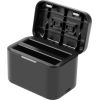 Charging case for batteries and memory cards PULUZ for Insta360 X4 (black)