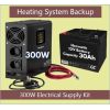 Rezerves Elektropadeves Komplekts Apkures Sistēmai UPS 300W + 12V 30Ah akumulators UPS стабилизаторы напряжения