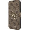 Guess GUBKP13X4GMGBR iPhone 13 Pro Max 6,7" | brūns magnētveida maciņš 4G Big Metal Logo