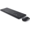 DELL KM3322W keyboard Mouse included Office RF Wireless Ukrainian Black