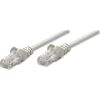 Intellinet Network Patch Cable, Cat5e, 2m, Grey, CCA, U/UTP, PVC, RJ45, Gold Plated Contacts, Snagless, Booted, Lifetime Warranty, Polybag