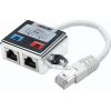 Intellinet 2-Port Modular Distributor, Cat5e, FTP, allows two RJ45 ports to share one Cat5e network cable