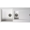 Reginox virtuves izlietne Amsterdam 15, 1.5 bļoda ar plauktu, 1000x500 mm, pure white Кухонные раковины