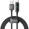 Mcdodo CA-2350 USB-A to USB-C cable, 6A, LED display, 1.2m