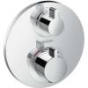 Hansgrohe iebūvējamā termostata Ecostat S virsapmetuma daļa, ar 1 izeju, hroms
