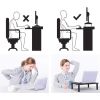 Maclean MC-946 Monitor Laptop Stand 13" - 32" 3-Level Height Adjustment with Drawer up to 20kg Sturdy Vented