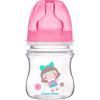 CANPOL BABIES Plata kakla barošanas pudelīte 120ml EasyStart colorful animals 35/205