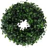 Wreath BUXUS GREENLAND D15cm, green