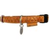 Zolux Obroża regulowana Mac Leather 10 mm - żółty