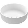 Balteco izlietne Neo C, d=410 mm, uz virsmas, matēta balta akmens masas