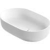 Balteco izlietne Neo O, 560x360 mm, h=140 mm, uz virsmas, matēta balta akmens masas