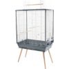 ZOLUX Neo JILI XL putnu būris, pelēkā krāsā, 81x48x132cm