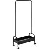Clothes hanger FRASER 74x35xH168cm, black
