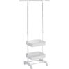 Drēbju pakaramais FERGUS 47-77x29x92-165cm, balts