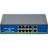 Extradigital PoE switch 8ch 100Mbps +2G uplink