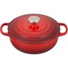 Le Creuset Кастрюля чугунная круглая Ø24см / 3,4л красная