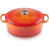 Le Creuset Кастрюля чугунная овальная 27см/4,1л оранжевый