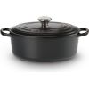 Le Creuset Чугунная кастрюля овальная 27см / 4,1л матовая черная