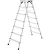 Hailo Kāpnes divpusējās D60 StandardLine / alumīnija / 2x7 pakāpieni