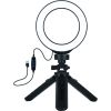 Puluz Кольцевая светодиодная лампа 12см, портативный штатив 14.5cm, USB