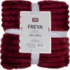 Plaid FREYA XL 200x230cm, dark red
